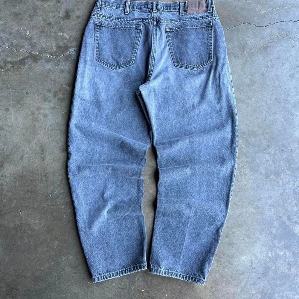vintage 90s Levi's 550 gray jeans made in mexico 33x28.5